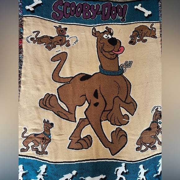 Vintage 1999 The Northwest Company x Cartoon Network Scooby Doo Throw Blanket! - Picture 3 of 9